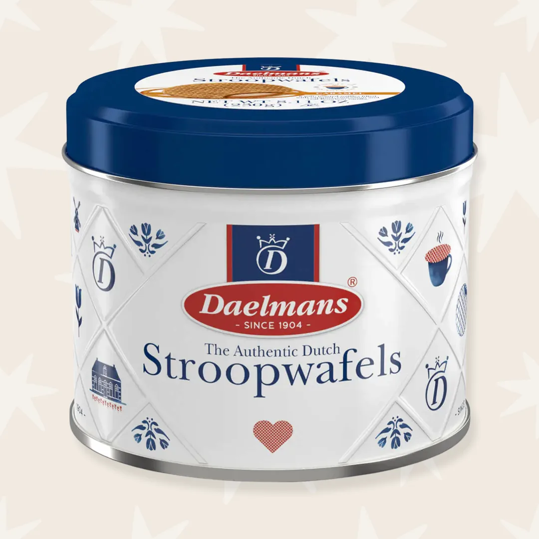 Stroopwafels in blik