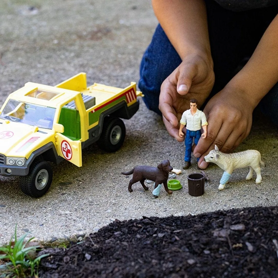 Dierenarts op de boerderij