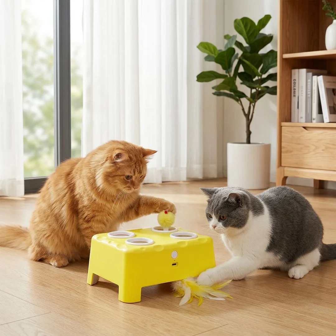 Interactief kattenspeeltje
