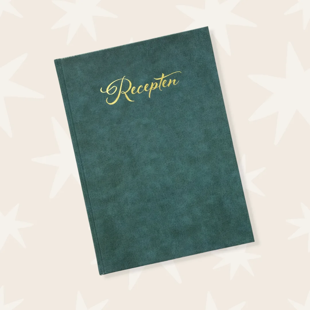 Receptenboek om zelf te vullen