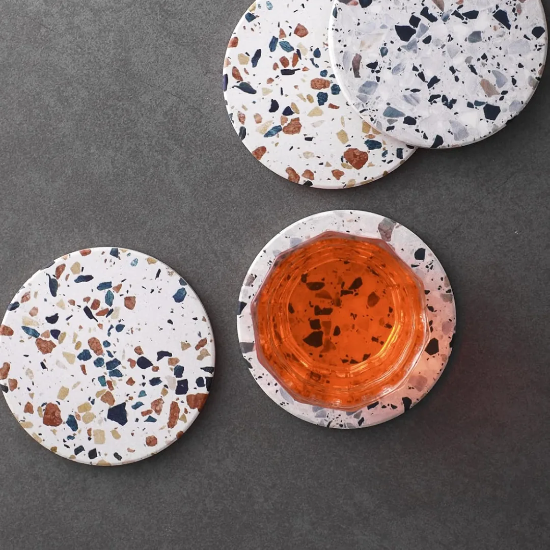 Terrazzo onderzetters
